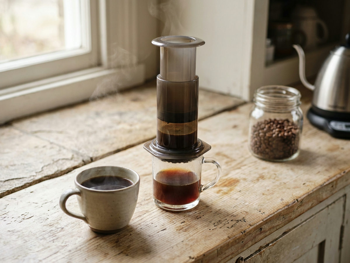Aeropress em 1 Minuto